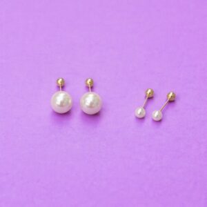 Duo perlas 3mm y 7mm
